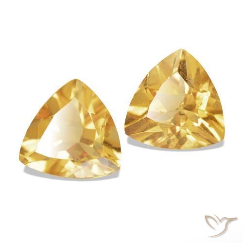 Shop natural 1.35ct Doré léger Citrine gems, Trillion, from Brésil at GemSelect. In stock, global shipping!