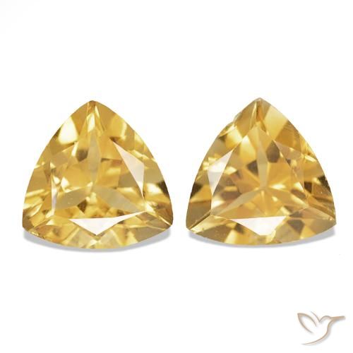 Shop natural 1.49ct Orange doré profond Citrine gems, Trillion, from Brésil at GemSelect. In stock, global shipping!