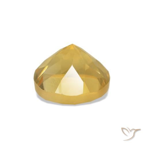 Citrine Doré léger naturelle Coupe roude, 1.09 ct, VS