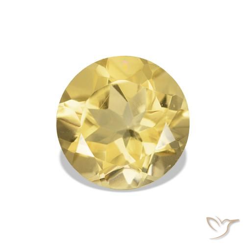 1.08ct Jaune doré léger Citrine, Tour, VVS-VS