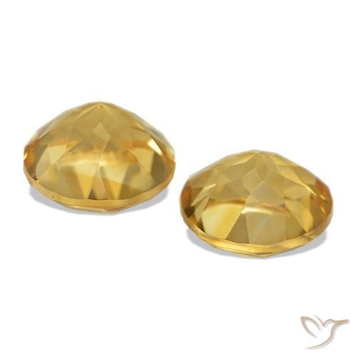 Shop natural 2.50ct Jaune doré léger Citrine gems, Coupe roude, from Brésil at GemSelect. In stock, global shipping!