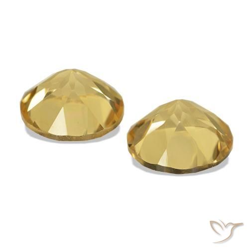 Shop natural 2.29ct Jaune doré léger Citrine gems, Coupe roude, from Brésil at GemSelect. In stock, global shipping!