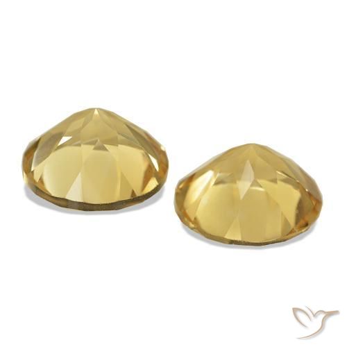 Shop natural 2.33ct Doré léger Citrine gems, Coupe roude, from Brésil at GemSelect. In stock, global shipping!