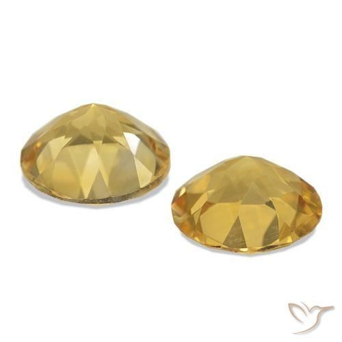 Shop natural 2.03ct Jaune doré léger Citrine gems, Coupe roude, from Brésil at GemSelect. In stock, global shipping!