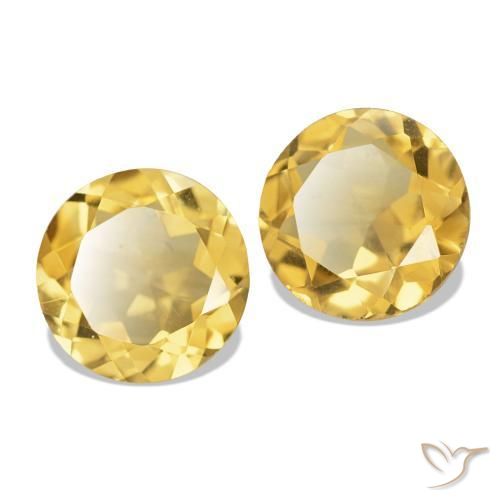 Shop natural 2.29ct Doré léger Citrine gems, Coupe roude, from Brésil at GemSelect. In stock, global shipping!