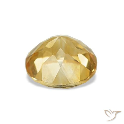 Citrine Or naturelle Coupe roude, 1.27 ct, VS