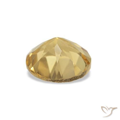 Citrine Or moyen naturelle Coupe roude, 1.06 ct, VVS-VS