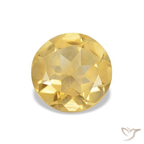 1.12ct Jaune chaud Citrine, Tour, VS