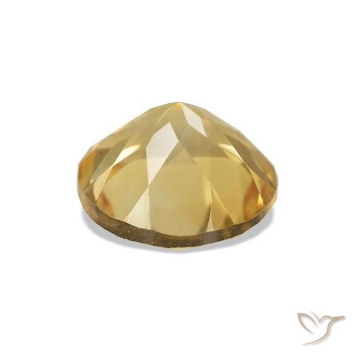Citrine Or moyen naturelle Coupe roude, 1.11 ct, VVS