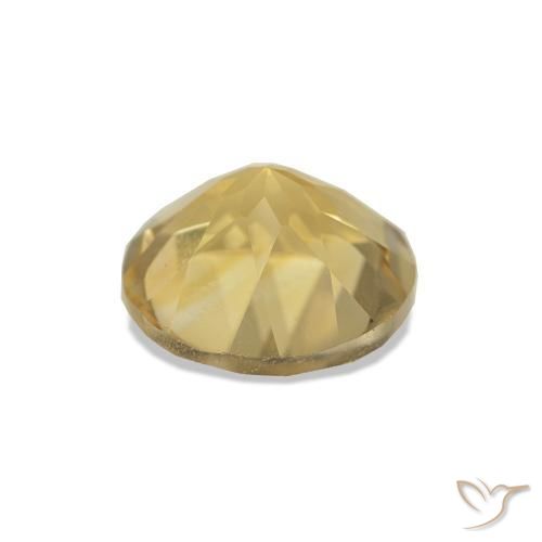 Citrine Or naturelle Coupe roude, 1.18 ct, VVS