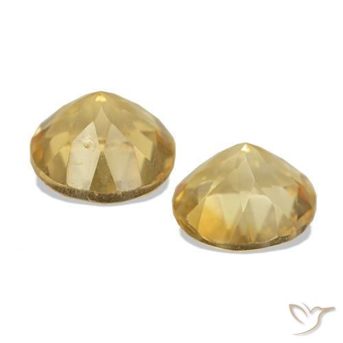 Shop natural 2.41ct Doré Citrine gems, Coupe roude, from Brésil at GemSelect. In stock, global shipping!