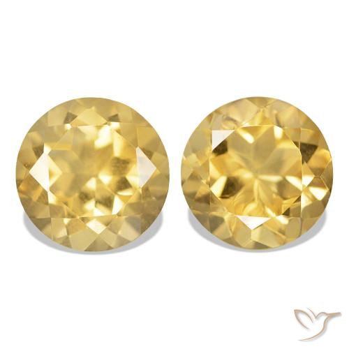 Shop natural 2.66ct Doré léger Citrine gems, Coupe roude, from Brésil at GemSelect. In stock, global shipping!