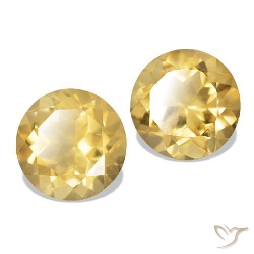 Shop natural 2.66ct Doré léger Citrine gems, Coupe roude, from Brésil at GemSelect. In stock, global shipping!