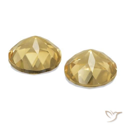 Shop natural 2.46ct Doré Citrine gems, Coupe roude, from Brésil at GemSelect. In stock, global shipping!