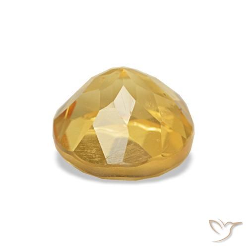Citrine Jaune clair naturelle Coupe roude, 1.06 ct, VS