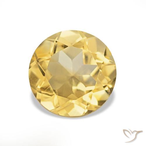 1.27ct Doré léger Citrine, Tour, VS