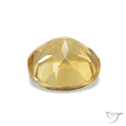 Citrine Doré léger naturelle Coupe roude, 1.26 ct, VVS