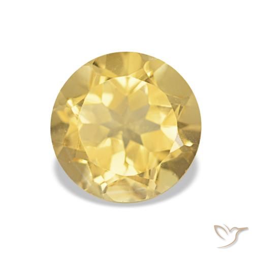 1.26ct Doré léger Citrine Pierres précieuses, Tour, VVS