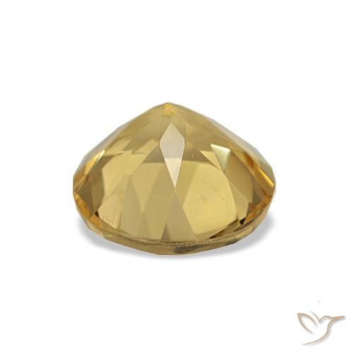 Citrine Jaune clair naturelle Coupe roude, 1.04 ct, VVS