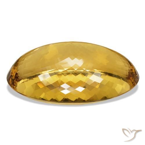 Citrine Doré foncé naturelle Coupe ovale, 377.29 ct, IF