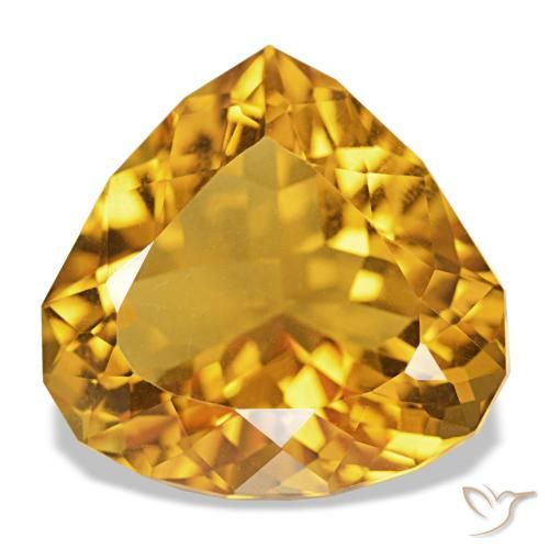 15.95ct Or-orange moyen Citrine, Trillion, VVS