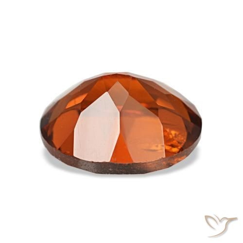 Citrine Orange foncé naturelle Coupe ovale, 1.78 ct, VS-SI