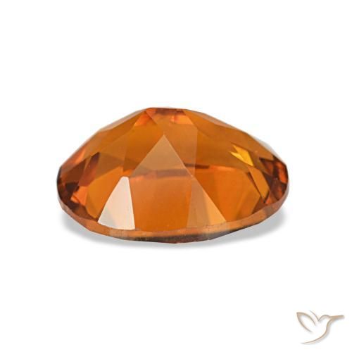 Citrine Orange moyen naturelle Coupe ovale, 1.62 ct, VVS