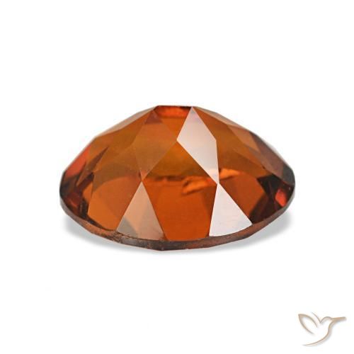 Citrine Orange foncé naturelle Coupe ovale, 1.69 ct, VVS-VS