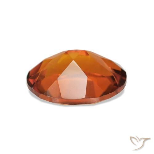 Citrine Orange feu naturelle Coupe ovale, 1.54 ct, VVS