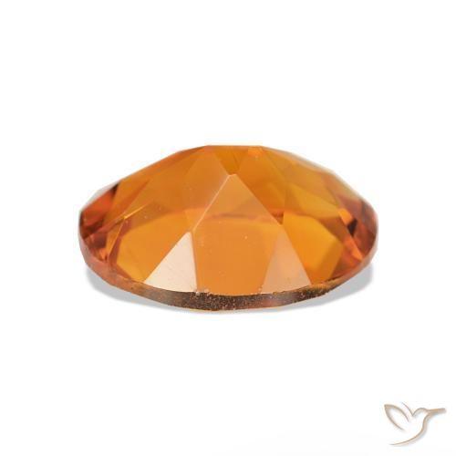 Citrine Orange moyen naturelle Coupe ovale, 1.60 ct, VVS-VS