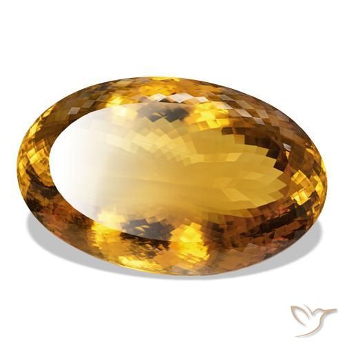 Citrine Brun doré naturelle Coupe ovale, 544.20 ct, IF