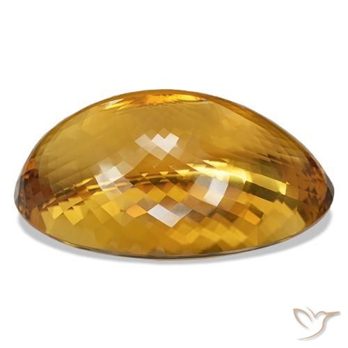 Citrine Brun doré naturelle Coupe ovale, 544.20 ct, IF