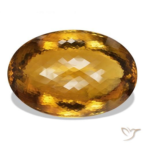 Citrine Brun doré naturelle Coupe ovale, 822.18 ct, IF