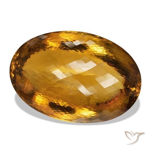 Citrine Brun doré naturelle Coupe ovale, 822.18 ct, IF