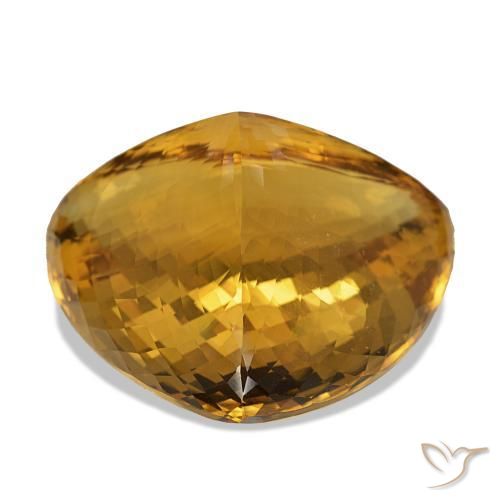 Citrine doré naturelle trillion, 551,04 ct, IF