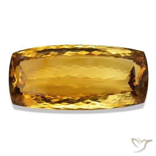 Citrine Medium Light-Golden naturelle Coupe coussin, 582.39 ct, IF