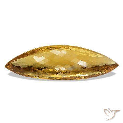Citrine Doré profond naturelle Marquise, 425.93 ct, IF