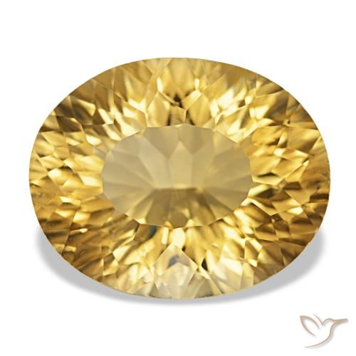 12.05ct Orange Doré Citrine Pierres précieuses, ovale, VS