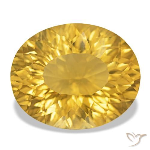 14.33ct Doré Citrine Pierres précieuses, ovale, VS