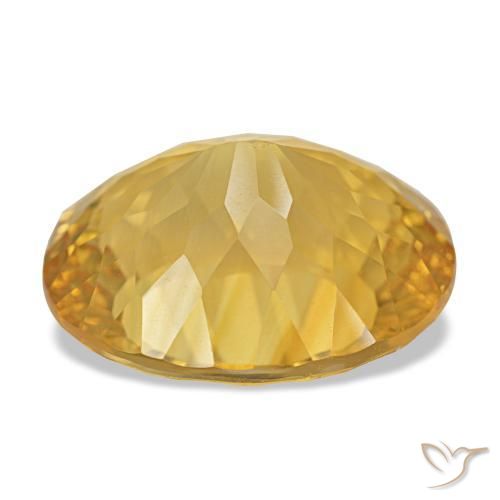 Citrine Doré naturelle Coupe ovale, 14.33 ct, VS