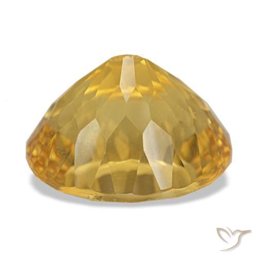 Citrine Doré naturelle Coupe ovale, 11.90 ct, VS