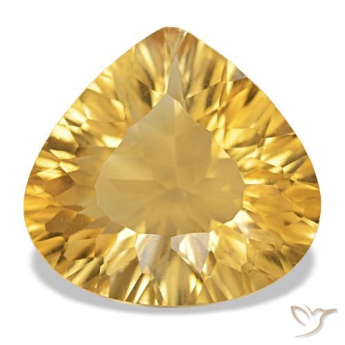 Citrine Or naturelle En forme de poire, 11.94 ct, VS