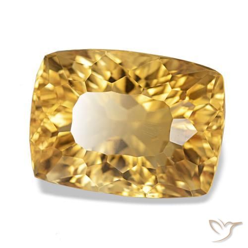 Citrine Doré profond naturelle Baquette, 11.95 ct, VS