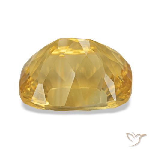 Citrine Or moyen naturelle Coupe coussin, 10.40 ct, VS