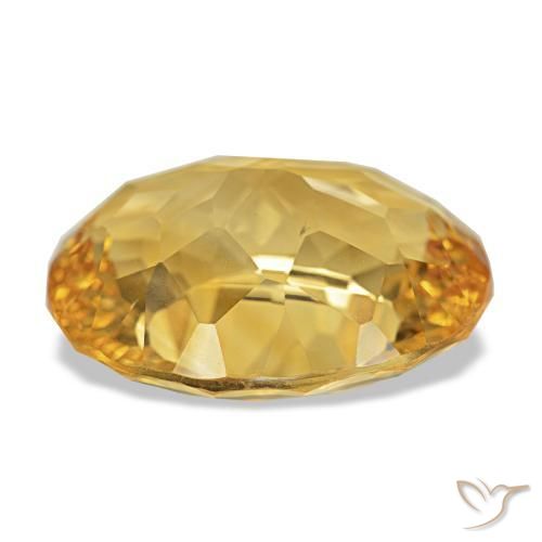 Citrine Doré naturelle Coupe ovale, 11.50 ct, VVS