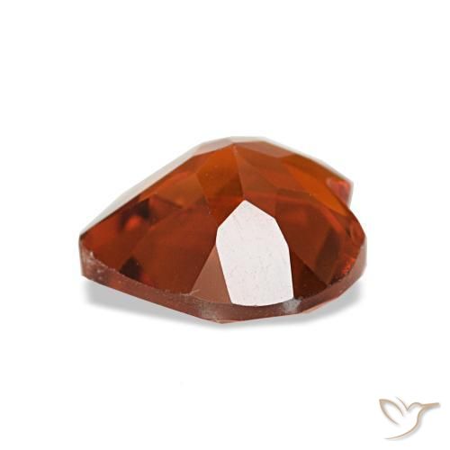 Citrine Orange foncé naturelle Forme de coeur, 1.06 ct, VS