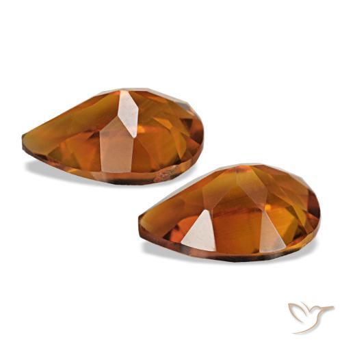Achetez naturel 3.48ct Orange terre Citrine gems, En forme de poire, En provenance Brésil chez GemSelect. En stock, livraison internationale!