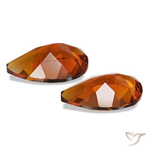 Achetez naturel 3.01ct Orange foncé Citrine gems, En forme de poire, En provenance Brésil chez GemSelect. En stock, livraison internationale!