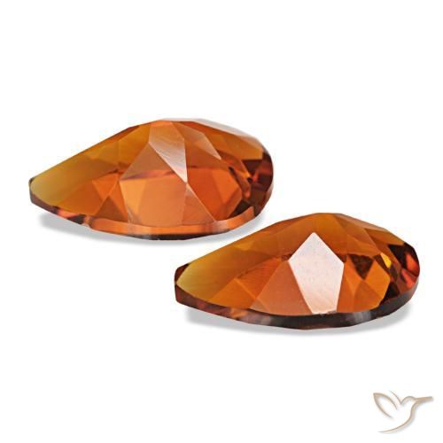 Achetez naturel 3.14ct Orange moyen Citrine gems, En forme de poire, En provenance Brésil chez GemSelect. En stock, livraison internationale!