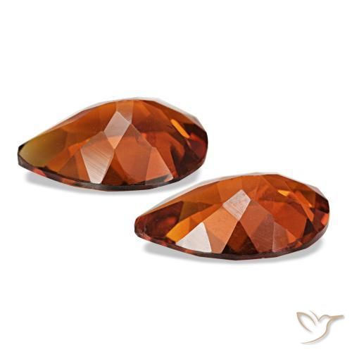 Achetez naturel 2.85ct Orange foncé Citrine gems, En forme de poire, En provenance Brésil chez GemSelect. En stock, livraison internationale!